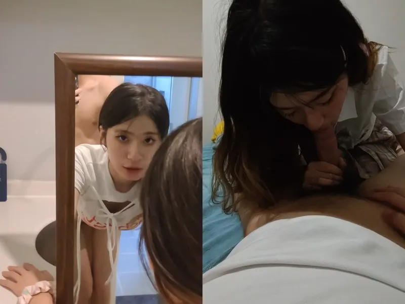 Chị thiên thần doggy trước gương khoái điên đảo